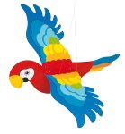 Parrot, swinging animal