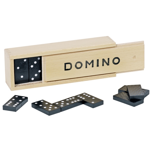 Dominos avec Étui en Bois Jeu de Dominos EUROXANTY Jeux de Société 