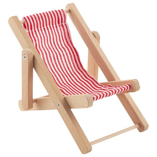 Deck chair for wooden dolls