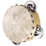 Tamburin mit 3 Schellen