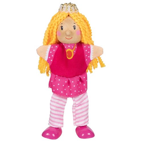 Finger puppet with legs princess