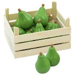 Pears in fruit crate