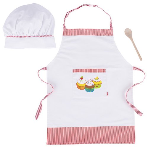 Cooking set, Apron size: B= 41 cm-, H= 55,7 cm