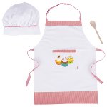 Cooking set, Apron size: B= 41 cm-, H= 55,7 cm