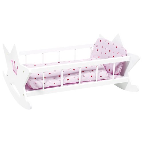 Doll's cradle with bedding
