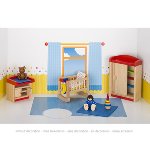 Muebles para muñecas flexibles, habitación infantil