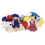 Flexible puppets - Bear dress-up box, Benna & Bennoh