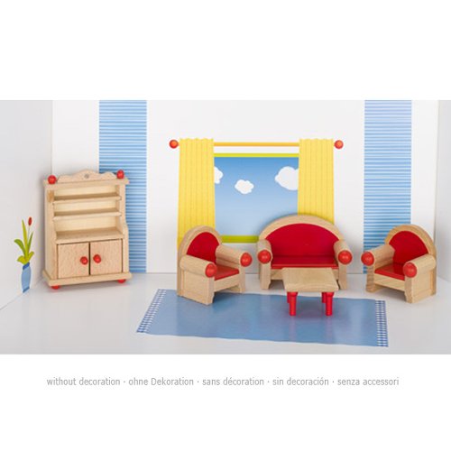 Muebles para muñecas flexibles, salita