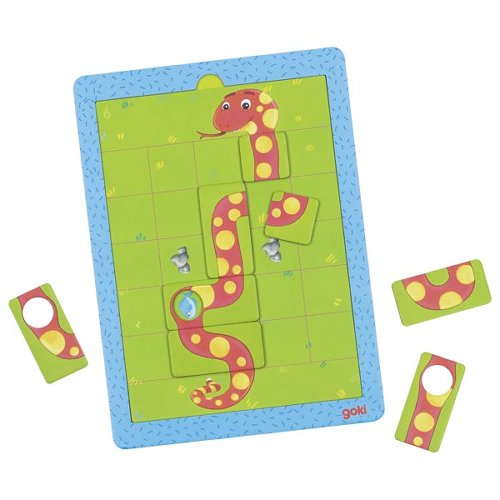 Magnetic game hungry snake