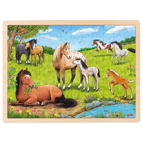 Puzzle, Summer on the horse meadow