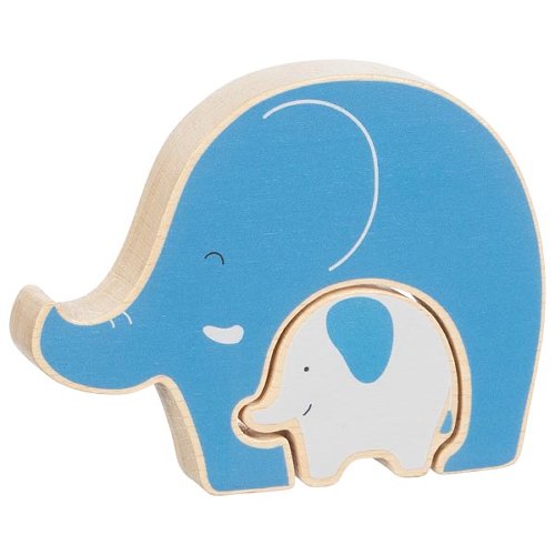 Stand-up puzzle elephant
