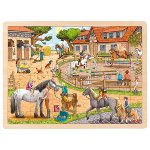 Puzzle, riding stable