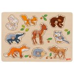 Forest animals, lift-out puzzle
