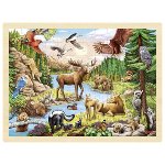 Puzzle, animales de América del Norte