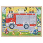 Puzzle à couches Intervention des pompiers