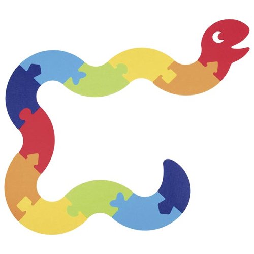 Floor puzzle snake