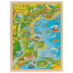 Puzzle, Peggy enla bahía de Lübeck, Peggy Diggledey,40 x