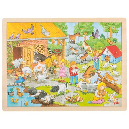 Puzzle, petting zoo