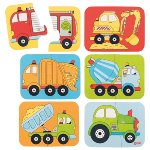 Mini puzzle, vehicles