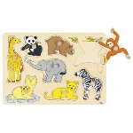 Wild baby animals, lift-out puzzle