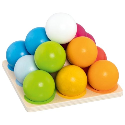 Pyramide de boules à trier et à empiler