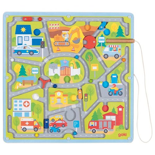 Magnetic maze small city