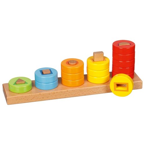 Learn to count with wooden rings