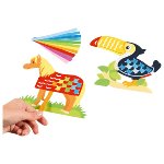 Paper weaving craft kit - animals