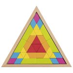 Mosaic puzzle triangle