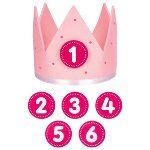 Birthday crown pink