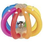 Touch ring elastic rainbow ball