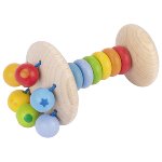 Touch ring elastic rattle rainbow