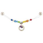 Pram chain rainbow van with clips