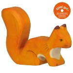 Squirrel, standing, orange