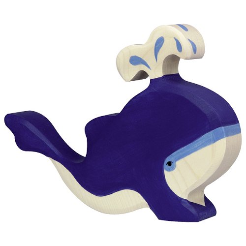 Balenottera azzurra con spruzzo