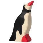 Penguin, head raised