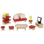Furniture for flexible puppets, living room, goki basic.