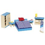 Furniture for flexible puppets, bedroom