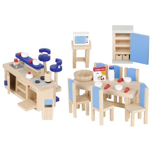 Furniture for flexible puppets, kitchen