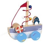 Nave da tirare Ahoi con anello per le abilità motorie