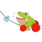 Pull-along animal frog