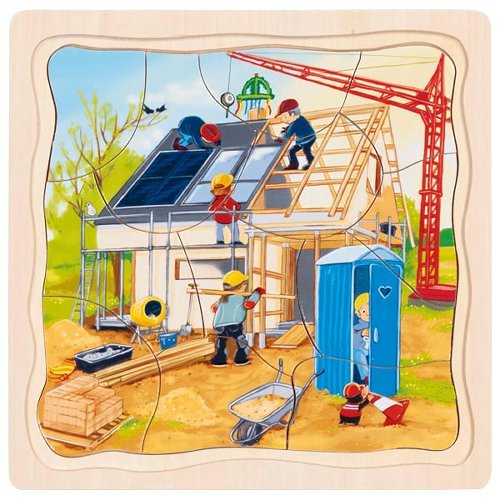 Puzzle de capas, construimos una casa