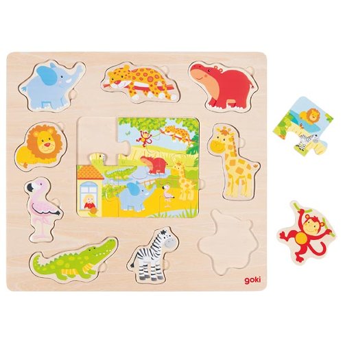 Puzzle Animaux du zoo