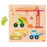 Puzzle building site vehicles