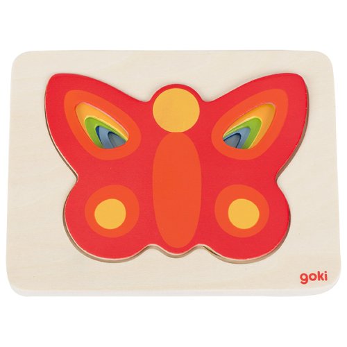 Puzzle de capas, la mariposa II