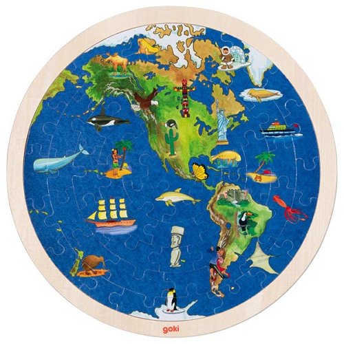 Puzzle globe terrestre