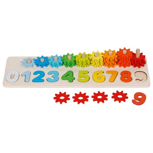 Learn to count with cogwheels
