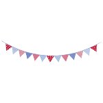 Bunting blue-red