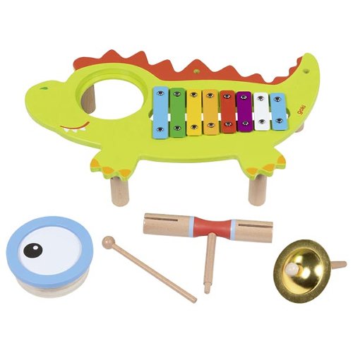 Table musicale crocodile avec livret de partitions