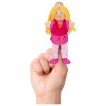 Finger puppet with legs princess
